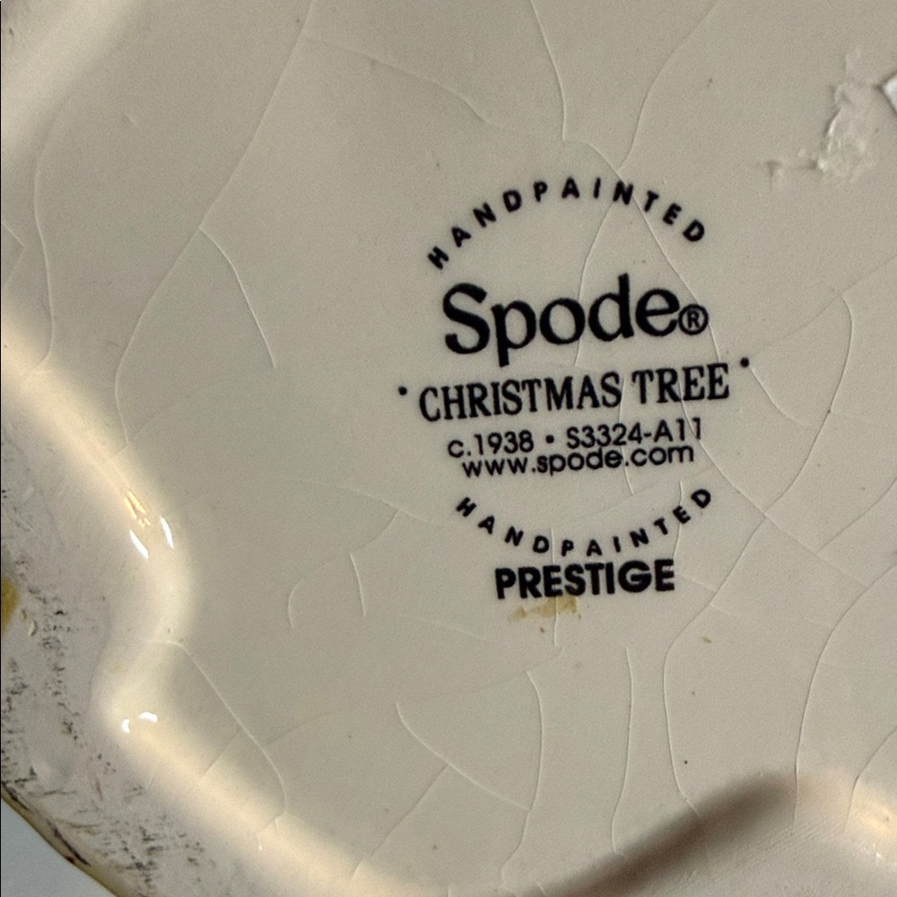 Spode Christmas Tree Prestige Handpainted Ceramic Teapot Santa Lid S3324-A11 - Picture 2 of 9